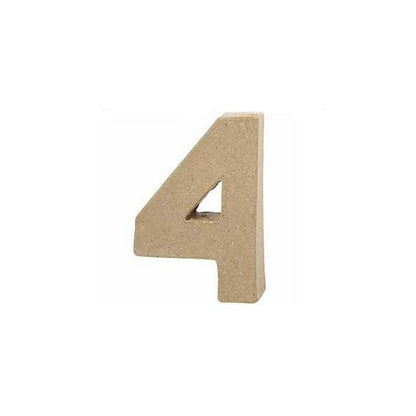 Papier Mâché Letters and Numbers - 10 cm-20.5 cm