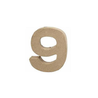 Papier Mâché Letters and Numbers - 10 cm-20.5 cm