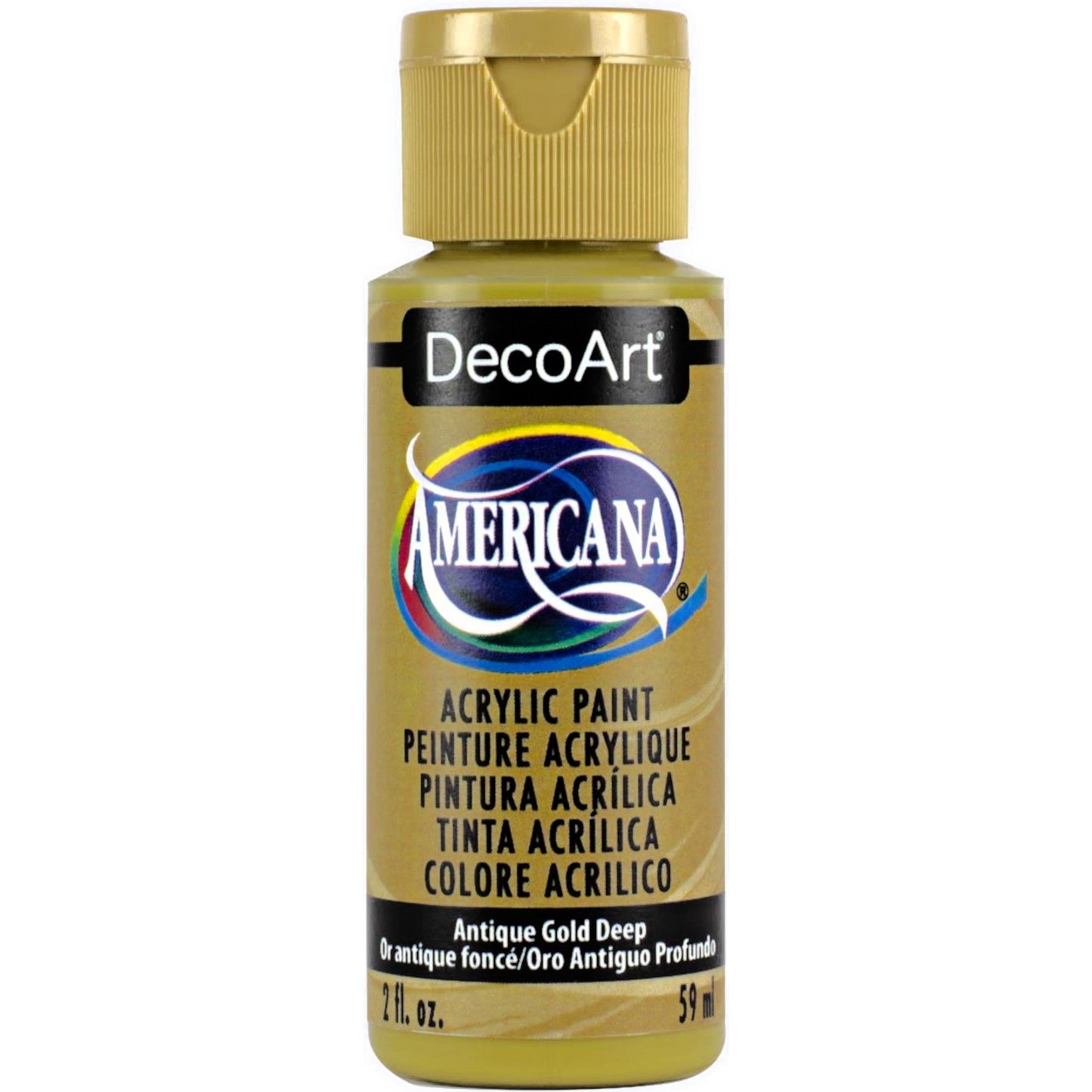 DecoArt Antique Gold Deep Americana Acrylic 2oz