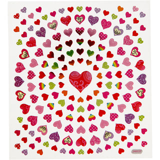 Self-Adhesive Plastic Stickers with Shiny Foil Details – 15x16.5 cm, 1 Sheet