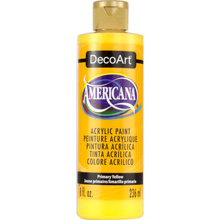 DecoArt Primary Yellow Americana Acrylic 8oz