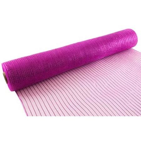 DecoMesh Metallic  Fuchsia No.28 - 53cm x 9.1m