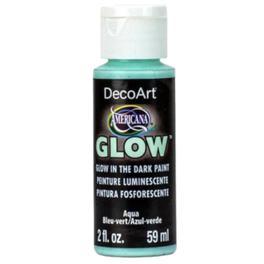 DecoArt Glow Aqua SoSoft Glow-in-the-Dark C
