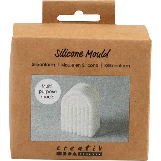 Silicone Mould, Arch, H: 8 cm, dia. 4 cm, W: 5,5 cm, 1 pc/ 1 pack