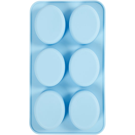 Silicone Mould, H: 2,4 cm, L: 7,7 cm, W: 6 cm, 6x100 ml, 1 pc