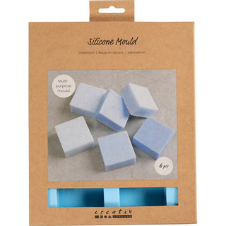 Silicone Mould, H: 2,5 cm, L: 5 cm, W: 5 cm, 60 ml, 1 pc