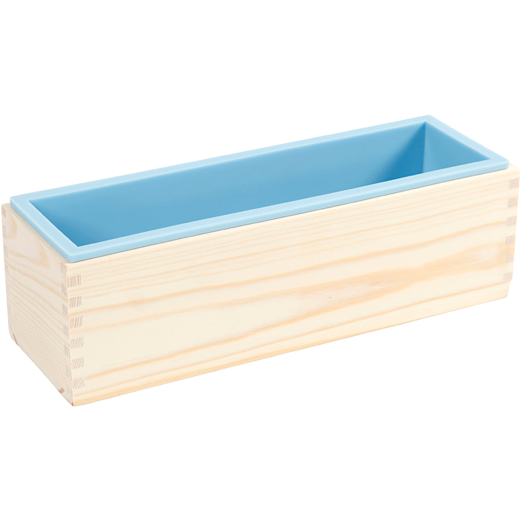 Silicone Mould, H: 8 cm, L: 27,5 cm, W: 8,6 cm, 1500 ml, 1 pc