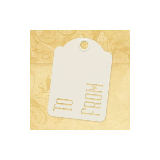 To & Fromâ€šÃ„Ã®ATC Ivory Tags