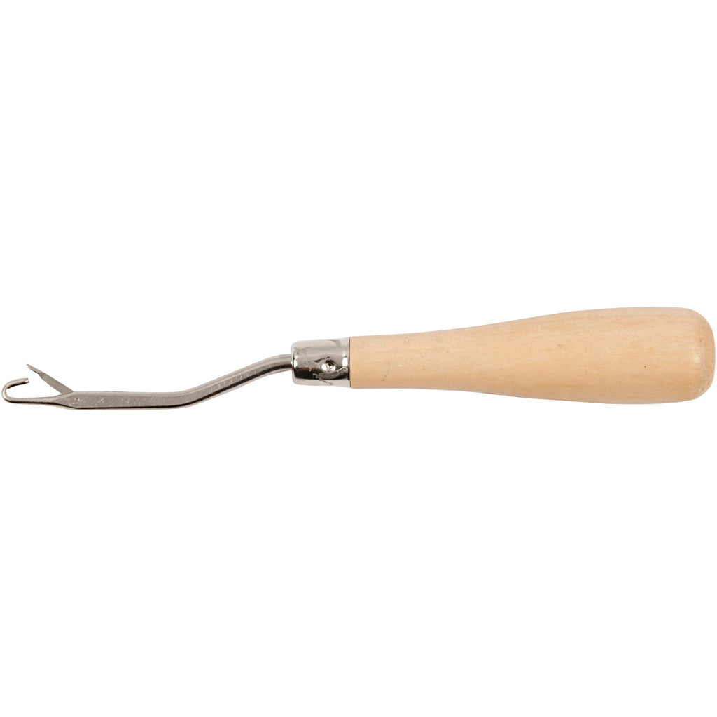 Latch Hook with Handle, L: 15,5 cm, 1 pc