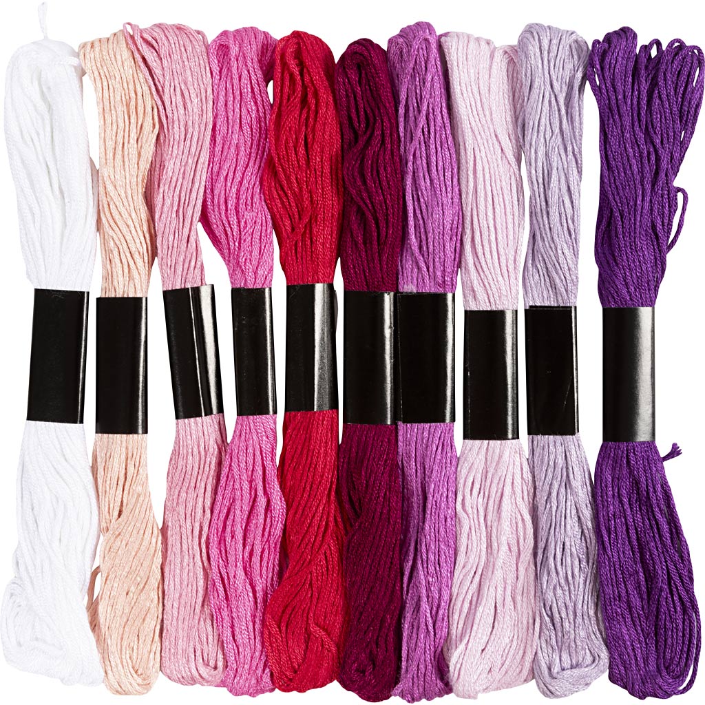 Embroidery Thread, thickness 1 mm, 10x8m pack