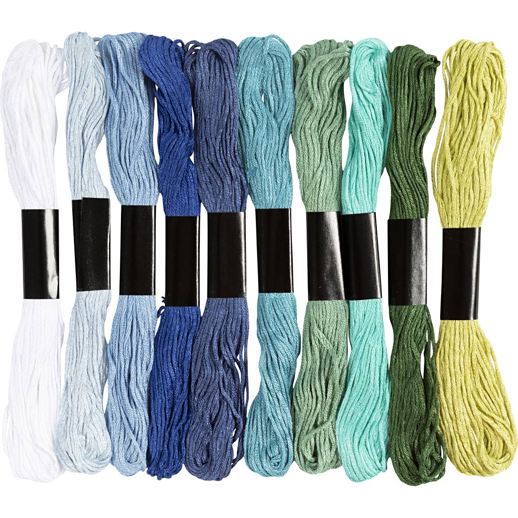 Embroidery Thread, thickness 1 mm, 10x8m pack