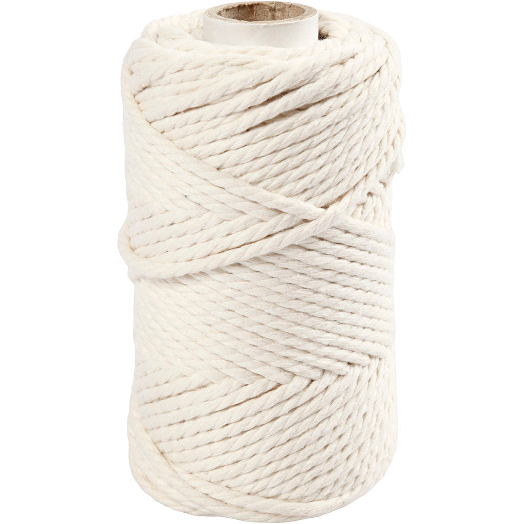 Creativ Macrame Cord, L: 55 M, dia. 4 mm