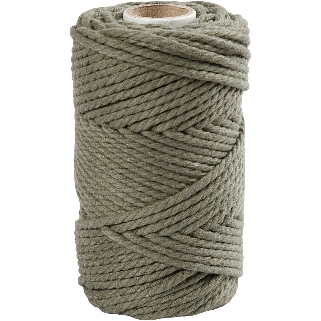Creativ Macrame Cord, L: 55 M, dia. 4 mm