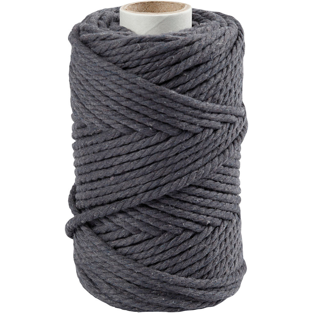 Creativ Macrame Cord, L: 55 M, dia. 4 mm
