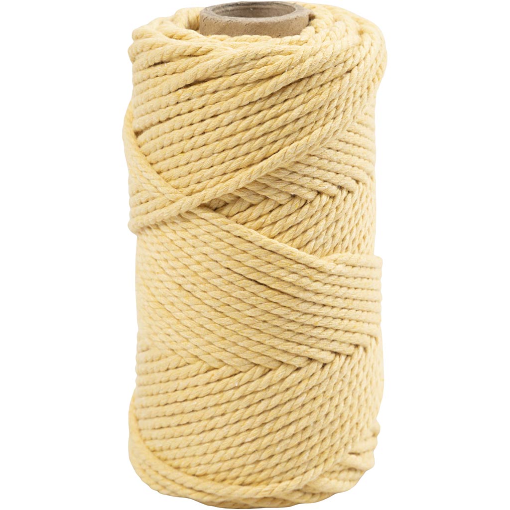 Creativ Macrame Cord, L: 55 M, dia. 4 mm