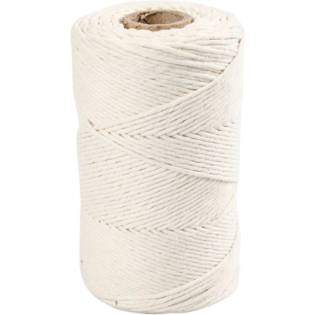 Creativ Macrame Cord, L: 198 M, dia. 2 mm