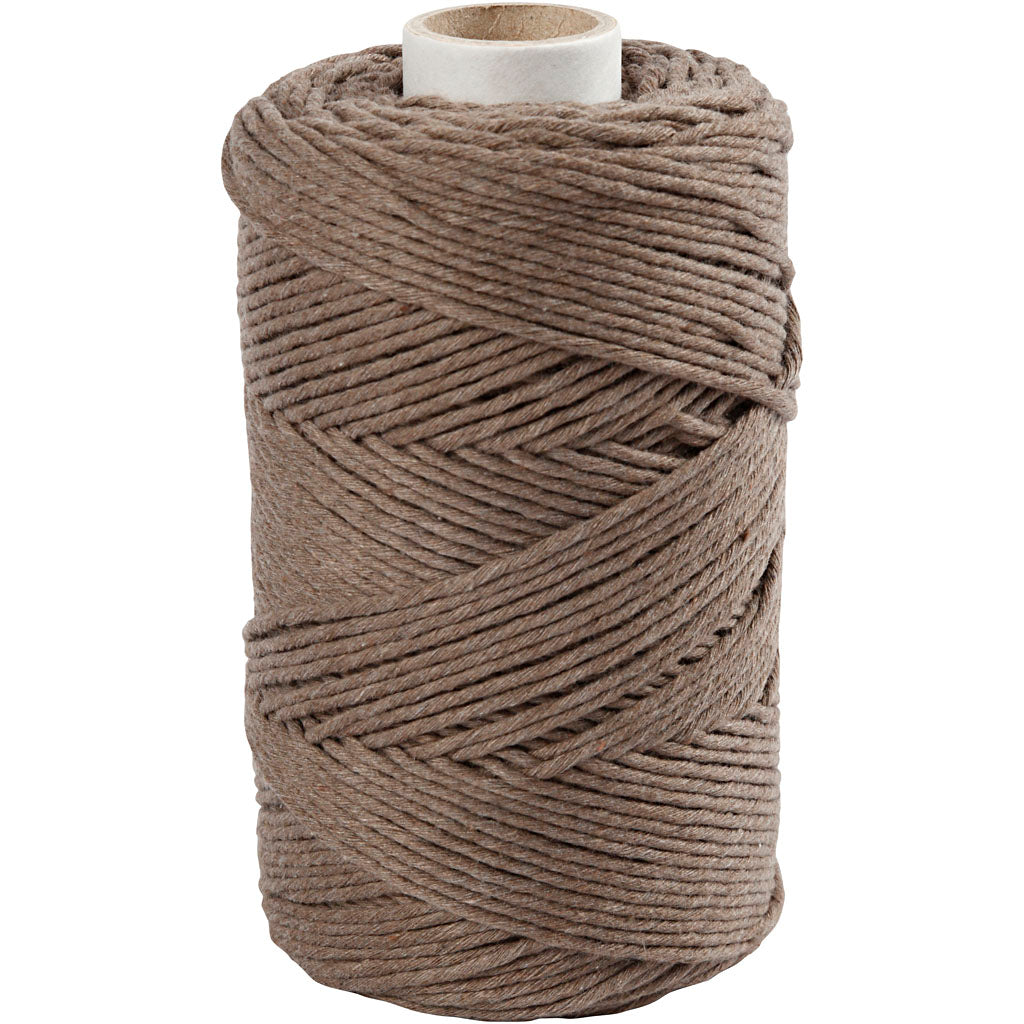Creativ Macrame Cord, L: 198 M, dia. 2 mm