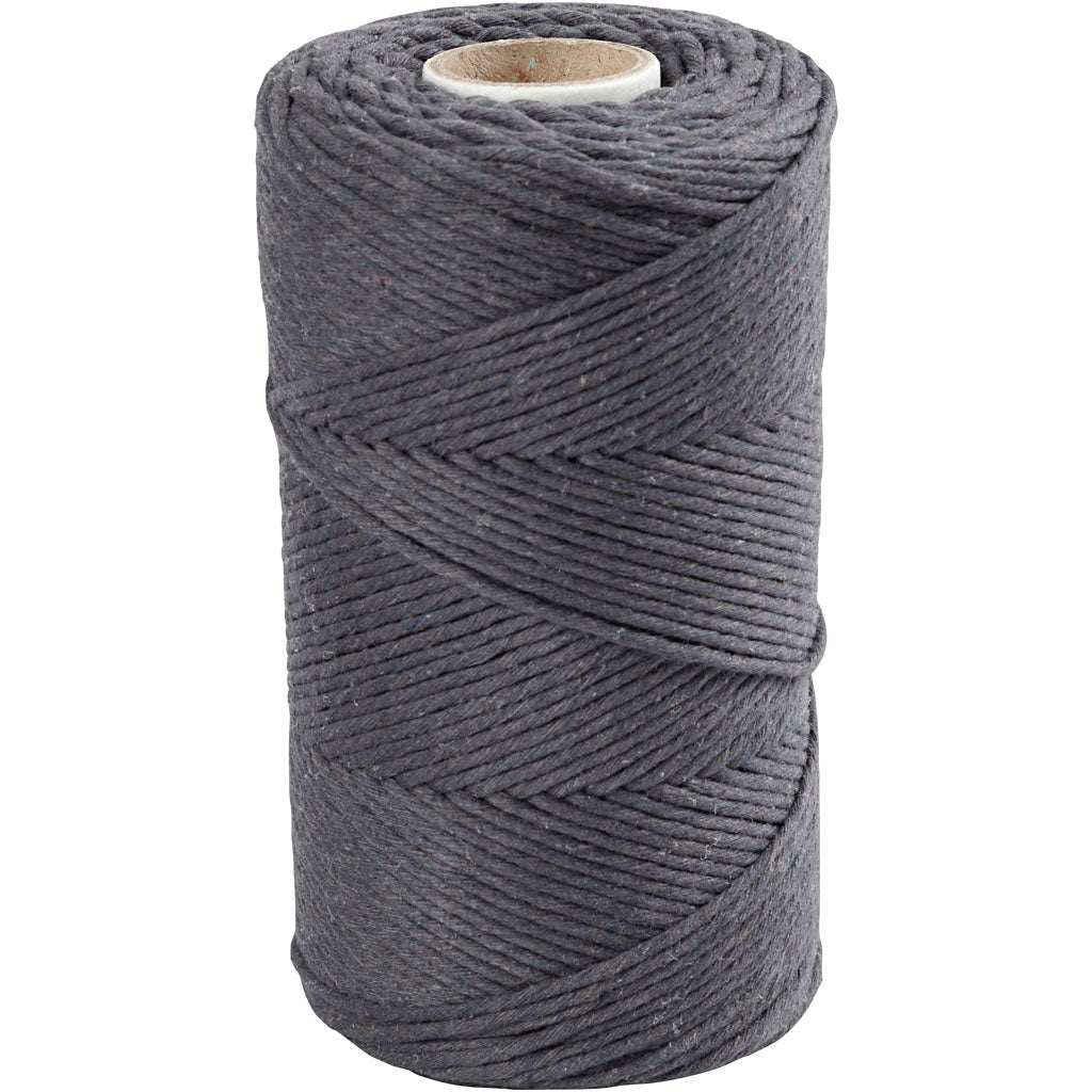 Creativ Macrame Cord, L: 198 M, dia. 2 mm
