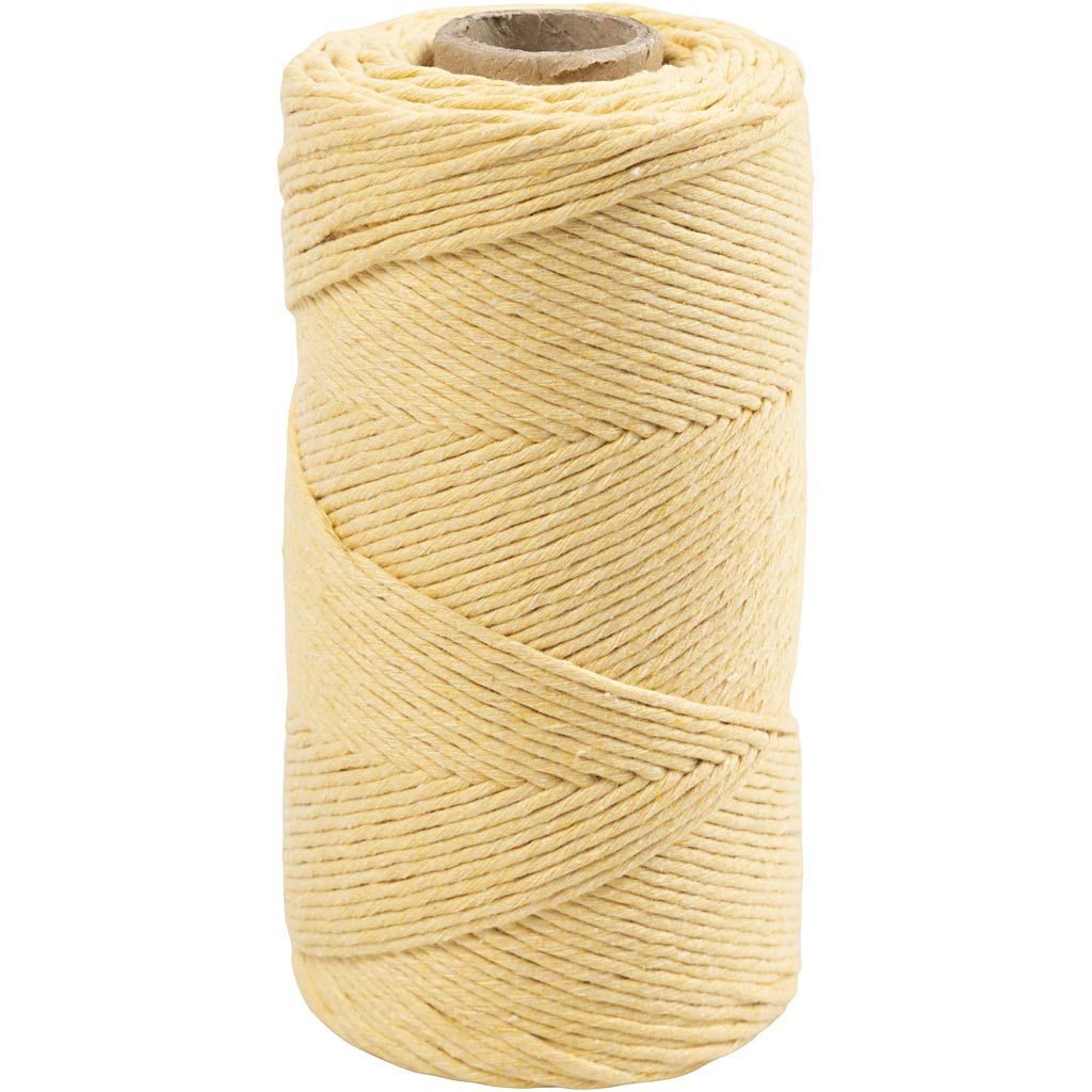 Creativ Macrame Cord, L: 198 M, dia. 2 mm