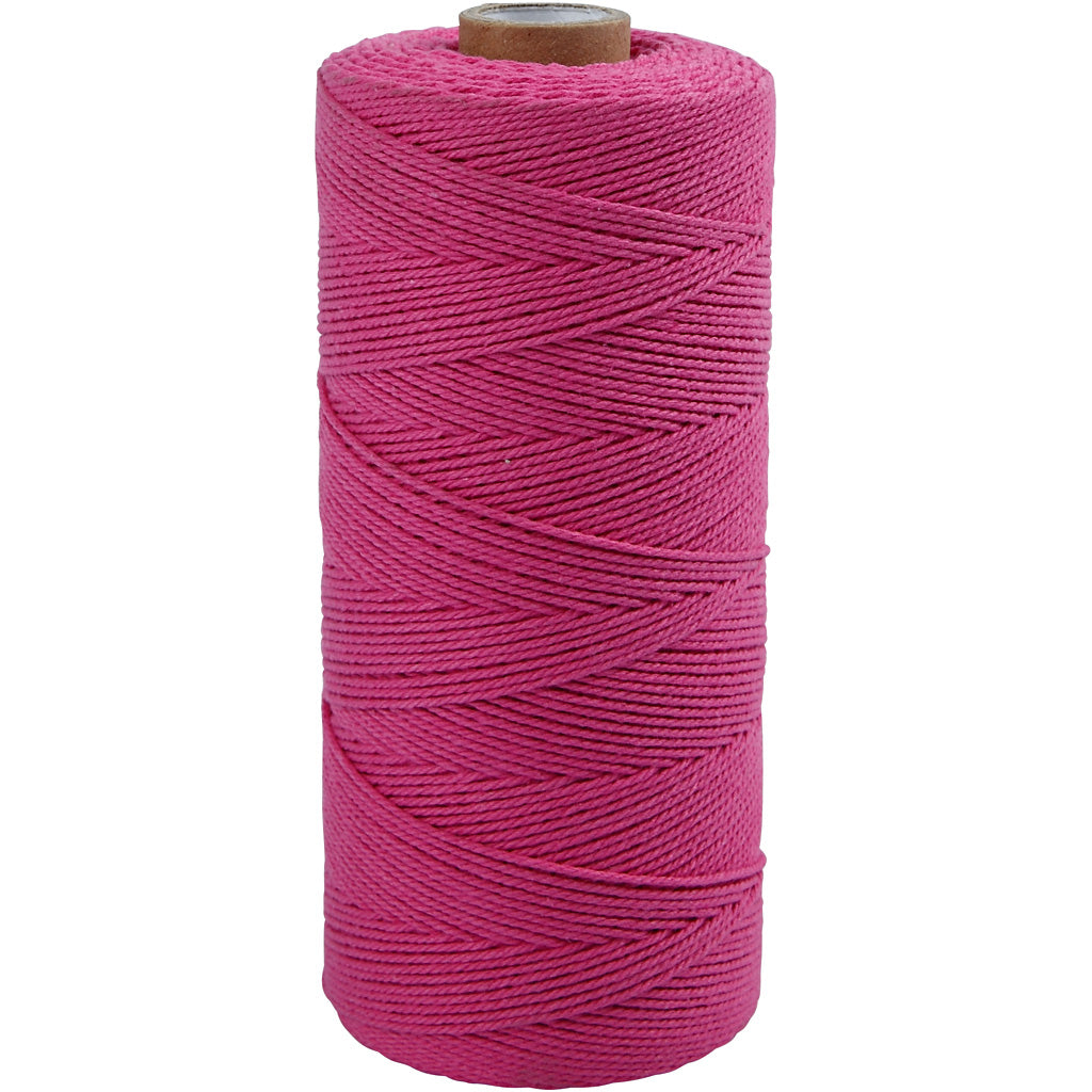 Creativ Macrame Cord, L: 315 M, thickness 1 mm, Thin quality 12/12