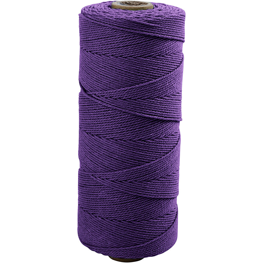 Creativ Macrame Cord, L: 315 M, thickness 1 mm, Thin quality 12/12