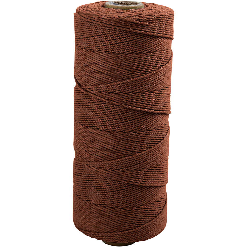 Creativ Macrame Cord, L: 315 M, thickness 1 mm, Thin quality 12/12