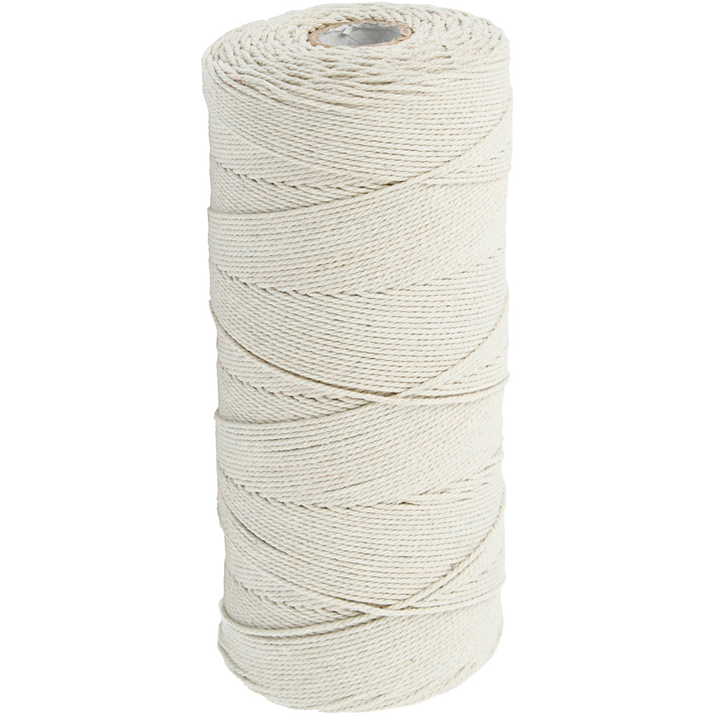 Creativ Macrame Cord, L: 315 M, thickness 1 mm, Thin quality 12/12