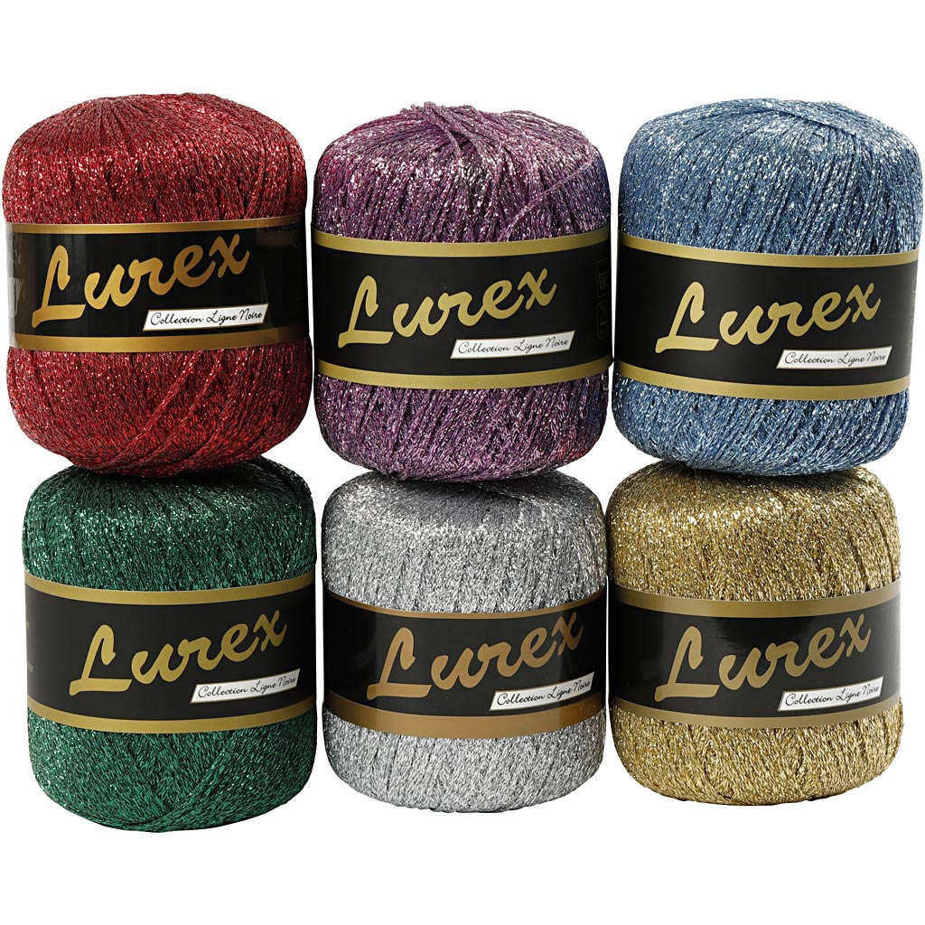 Lurex Yarn,  160 M -25 g ball