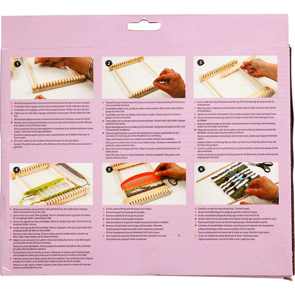Loom, H: 3 cm, size 24,5x19,5 cm, 1 pc