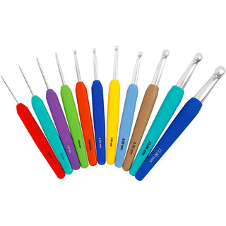 Creativ Crochet Hook - Aluminium with Plastic Handle
