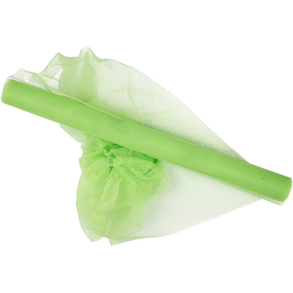Tulle, W: 50 cm 5m Rolls Various Colours