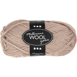Melbourne Wool Yarn, L: 92 M, 50g Balls