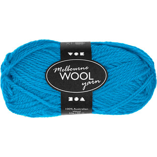 Melbourne Wool Yarn, L: 92 M, 50g Balls