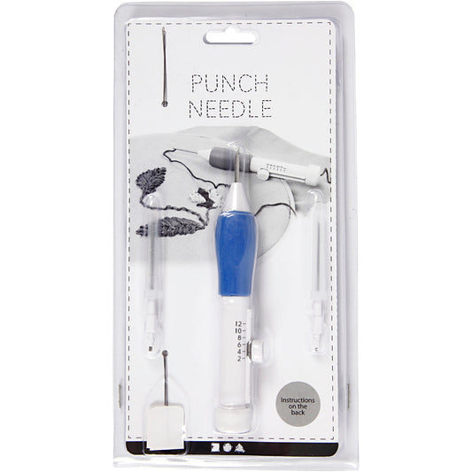 Punch needle, L: 13 cm, 1 set