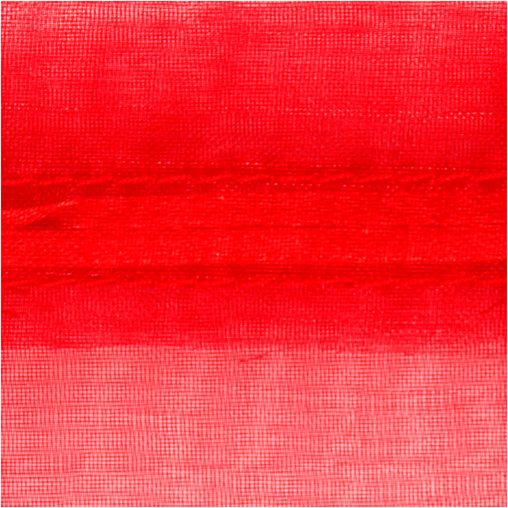 Organza Bags, Red,  size 7x10 cm, red, 10 pc/ 1 pack