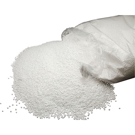 Polystyrene Pellets, size 5 mm, white, 100 L/ 1 bag