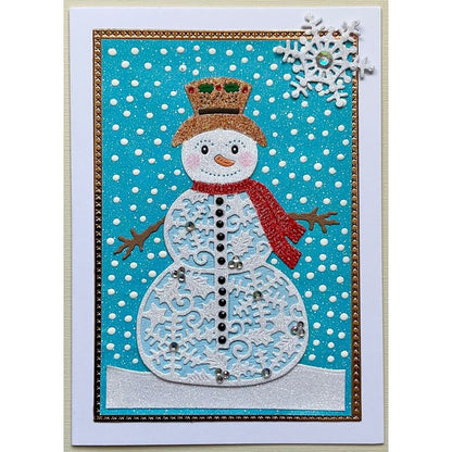 Filigree Snowman Sweet Dixie Cutting Die