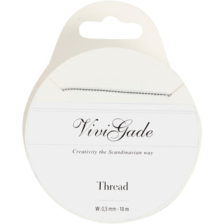 Braided Wire Thread, thickness 0,5 mm, 10 m roll