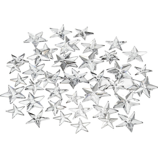 Rhinestones, size 11+12+16 mm, silver, 360 pc/ 1 pack