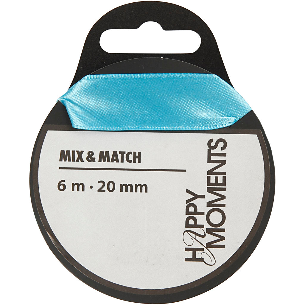 Satin Ribbon, W: 20 mm x 6m roll