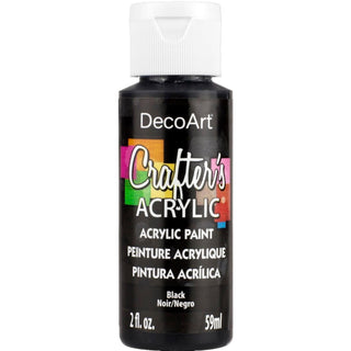 DecoArt Black Crafters Acrylic 2oz