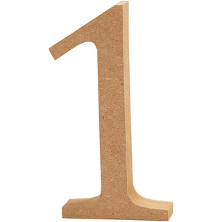 Wooden Numbers 13cm