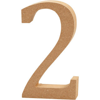 Wooden Numbers 13cm