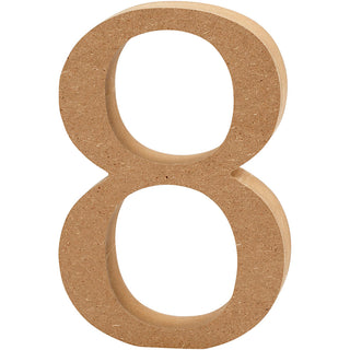 Wooden Numbers 13cm