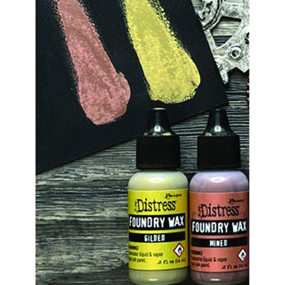 Tim Holtz Distress Foundry Wax Kit - Gilded/Mined