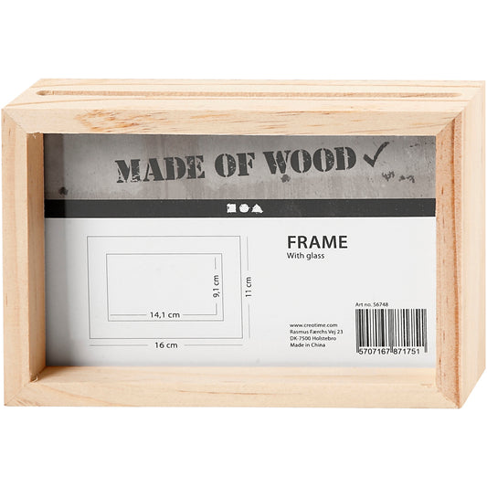 Double Frame, D. 4 cm, size 16x11 cm, 1 pc