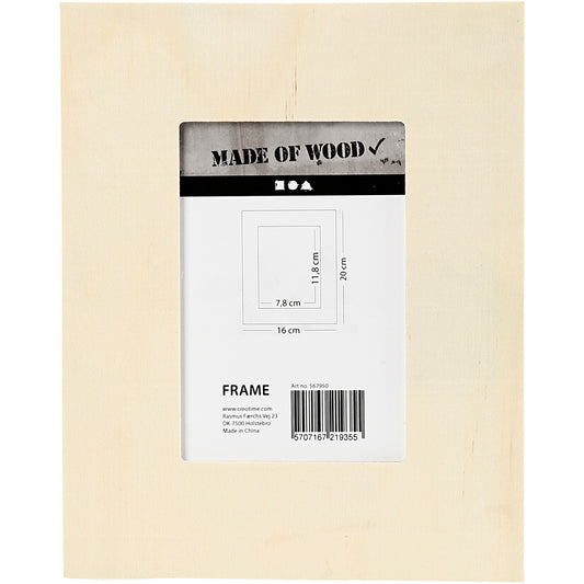 Frame, size 20x16 cm, 1 pc