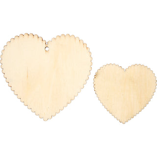 Hearts, size 5,1x5,1 cm, 12 pc/ 1 pack