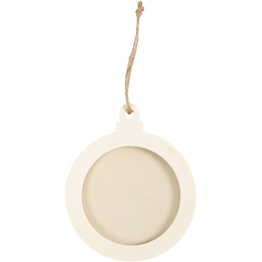 Frame, hanging decorations, D. 0,5 cm, dia. 8 cm, 3 pc/ 1 pack