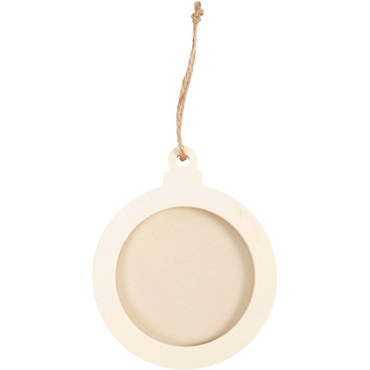 Frame, hanging decorations, D. 0,5 cm, dia. 8 cm, 3 pc/ 1 pack